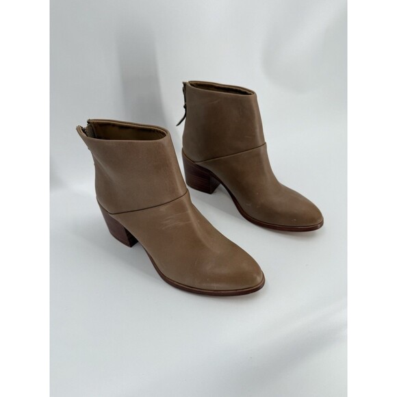 Nisolo Dari Commuter Leather Ankle Boot Tan Size 8 - Picture 1 of 13